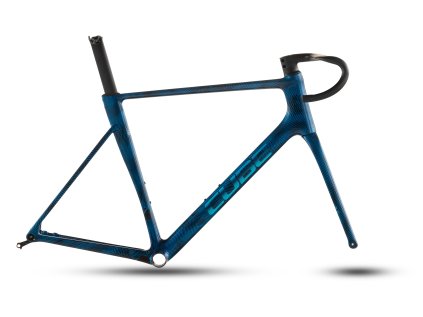 Cube Litening AIR C:68X Frameset (Veľkosť 60 cm, Farba liquidbluegrid´n´chrome)