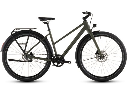 Cube Editor ONE FE (Veľkosť Trapeze 54 cm, Farba reedgreen´n´black)