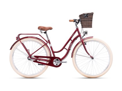 SUMMER 28" (Veľkosť 17" (430), Farba bordová perleť / strieborná)