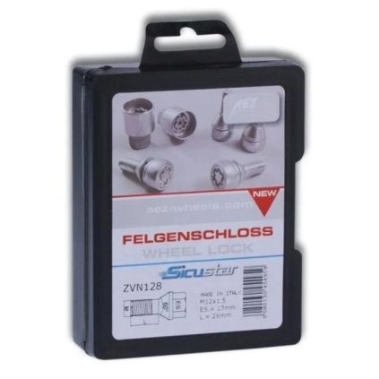 Bezpečnostní matice SICUSTAR M12x1,5, koule