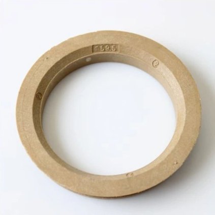 Vymezovací kroužek 76,0 / 59,5 plast, světlá hnědá, přesah kužele 4mm