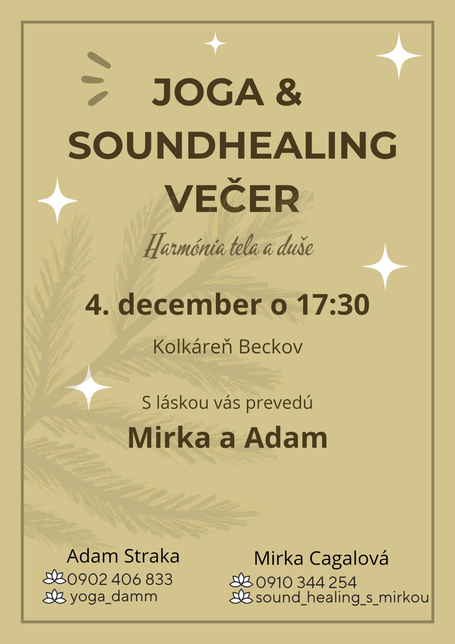 Joga & soundhealing večer