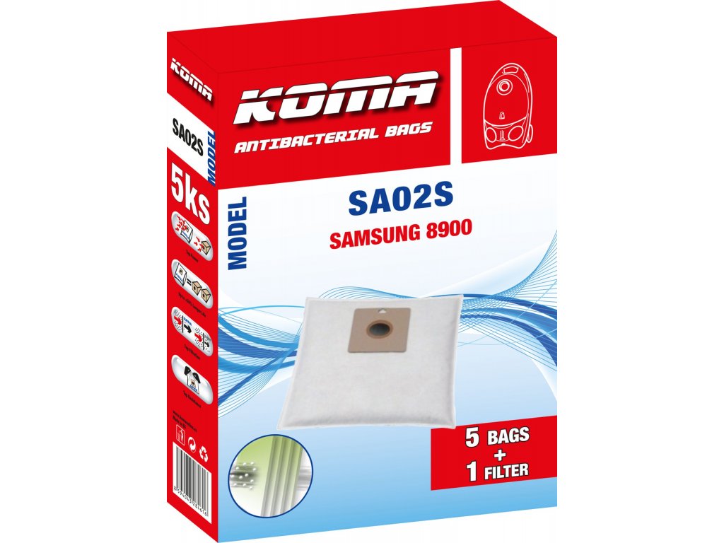 SA02S - Vrecká do vysávača Samsung 8900 textilní - Komaonline.sk