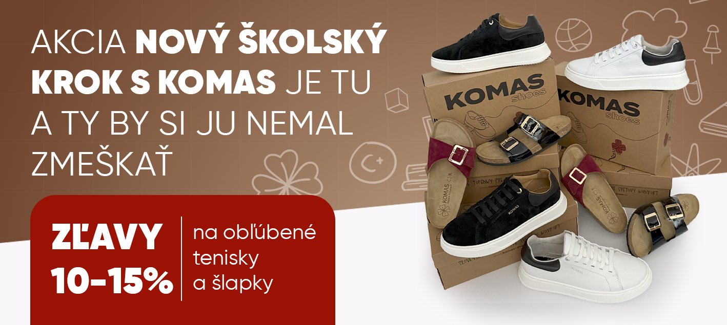 Akcia nový školský krok s KOMAS