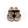 Bravo Shearling Glossy Black/Sand