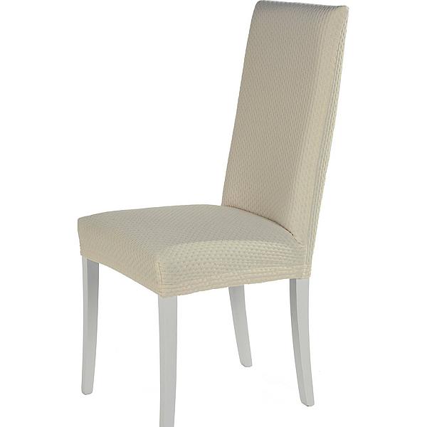 Komashop Potah na židli NATALI Barva: Bílá
