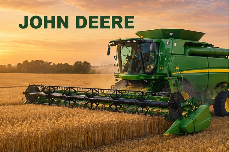 John Deere Kombajn Banner
