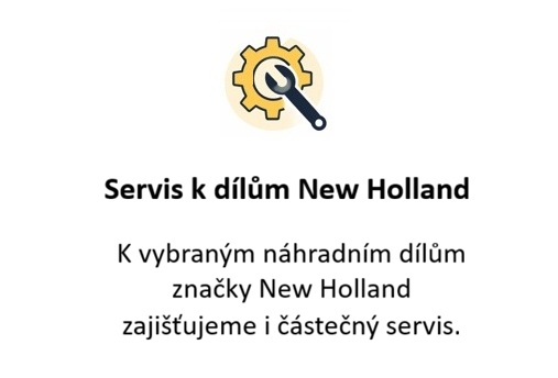 Servis k dílům New Holland