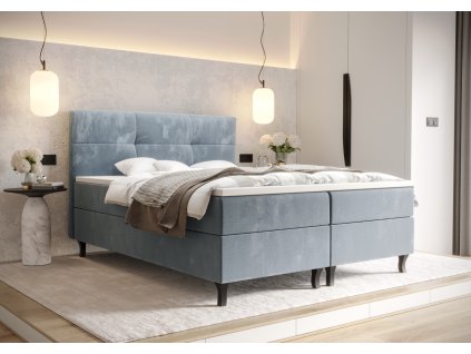 Kontinentální postel AMBER (Velikost 90x200)