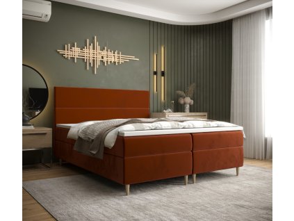 Kontinentální postel LENO (Velikost 90x200)