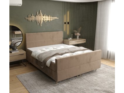 Kontinentální postel LENO PLUS (Velikost 90x200)