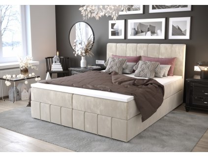 Kontinentální postel MARLEN (Velikost 90x200)