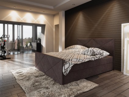 Kontinentální postel ZERNO (Velikost 90x200)