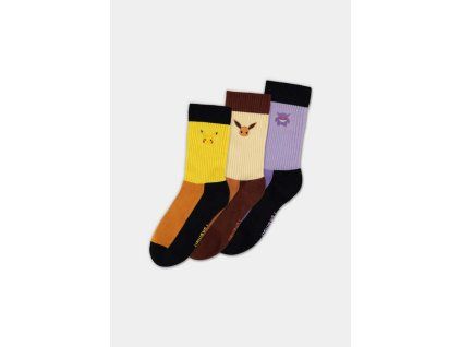 Pokémon - Crew Socks (3 Pack) - 39/42