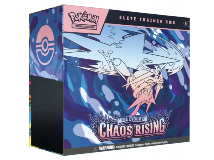 Pokémon TCG: Mega Evolution Chaos Rising - Elite Trainer Box -PŘEDOBJEDNÁVKA