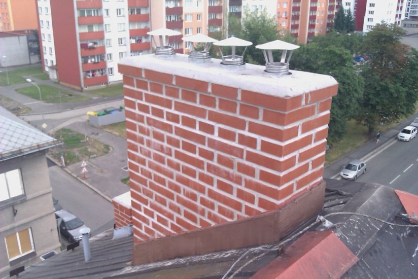 Oprava komínu - cihly Lícové Linker