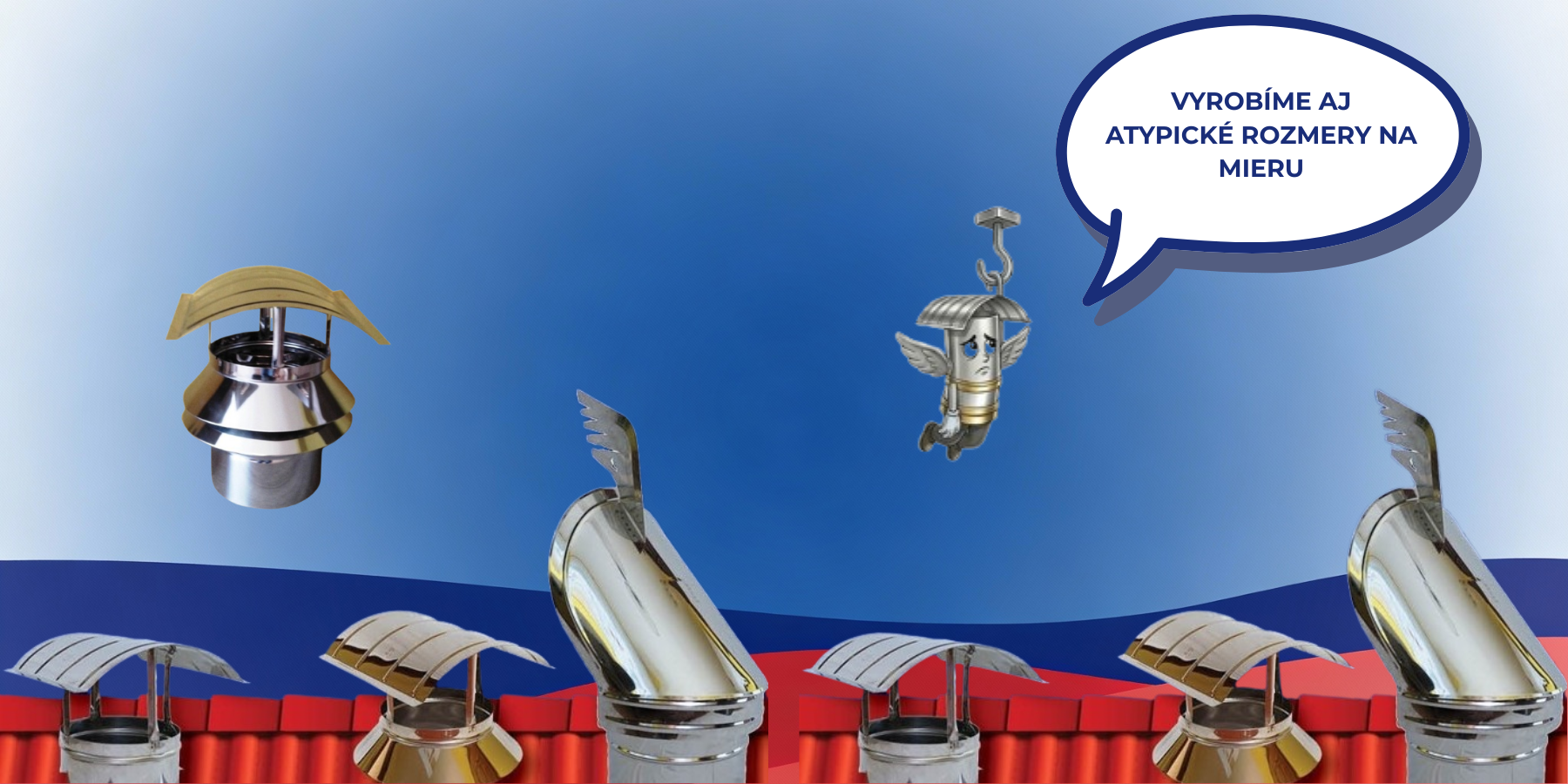 Komínová hlavica otočná (aj s golierom)