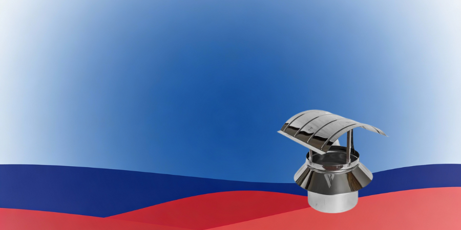 Komínová strieška s golierom (kruh)