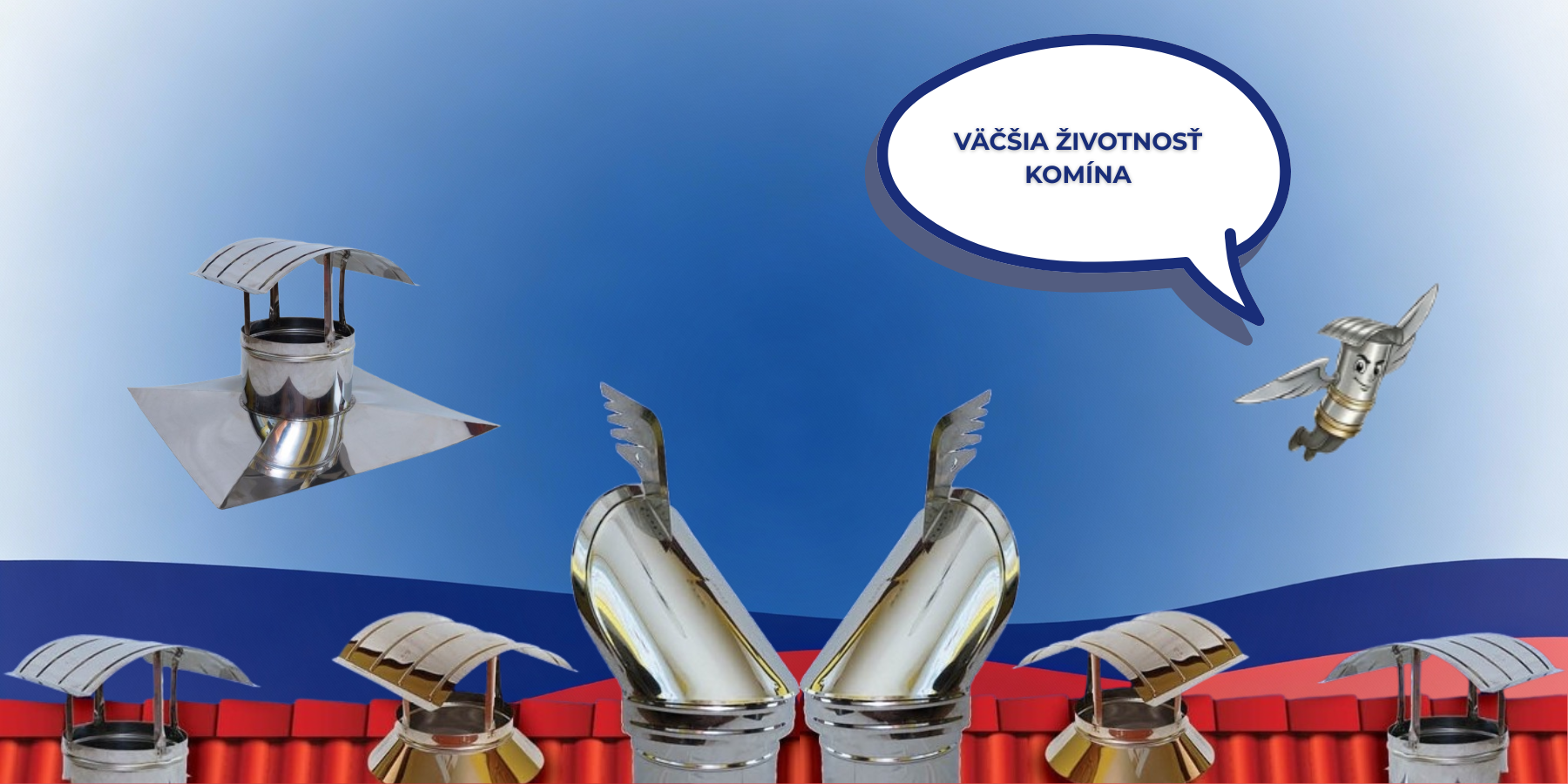 Komínová hlavica otočná (aj s golierom)