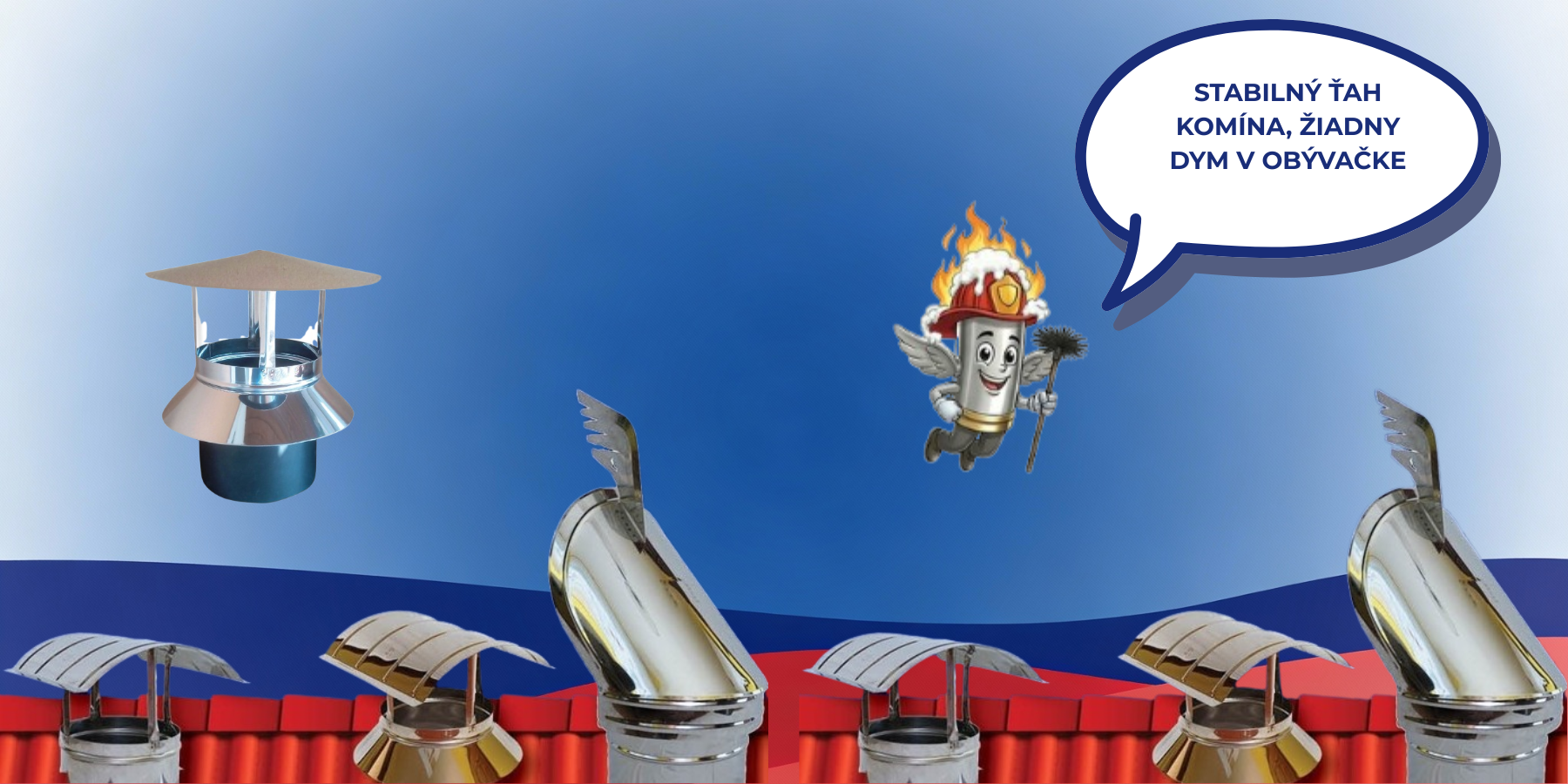 Riešenie pre staršie a poškodené komíny