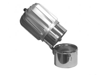 22617 turbowent hlavice vyklapeci tulipan 150mm hlinik chromnikl