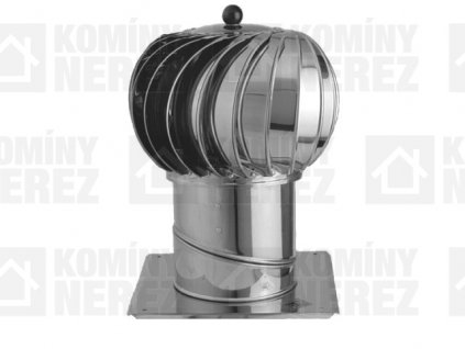 22467 hlavice turbowent s podstavcem stavitelna 150mm hlinik pozink