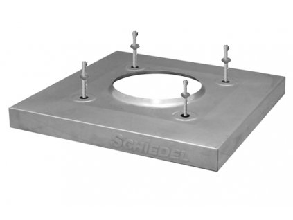 Krycí deska nerezová SCHIEDEL ABSOLUT 20 pro obezdění