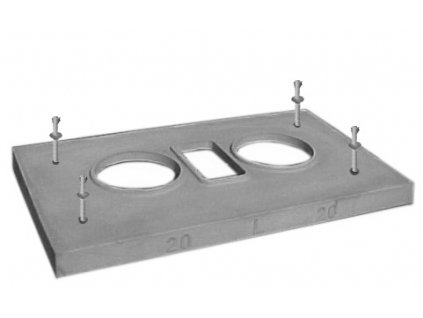 Krycí deska SCHIEDEL ABSOLUT 1218L1218 pro obezdění