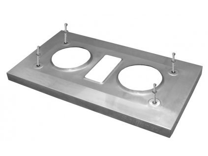 Krycí deska nerezová SCHIEDEL ABSOLUT 1218L1218 pro zateplení