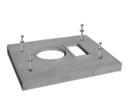 Krycí deska SCHIEDEL ABSOLUT 1218L pro zateplení