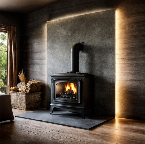 Ochranná deska za kamna