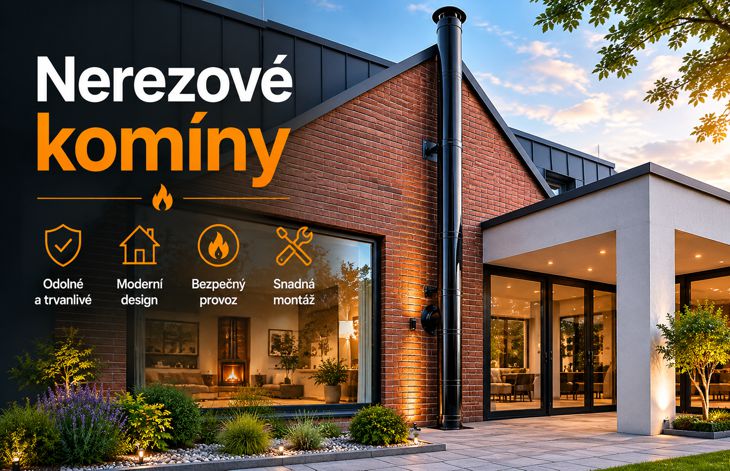 NEREZOVÉ FASÁDNÍ KOMÍNY