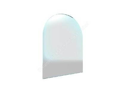 Sklo pod kamna - Oblouk 1000x1200mm / 6mm