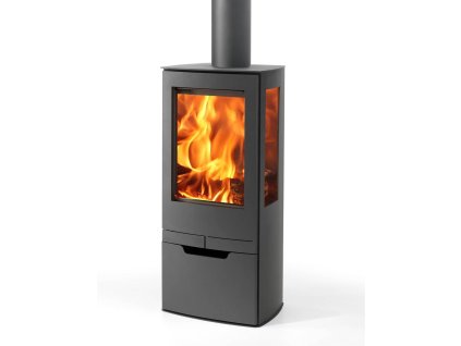 Krbová kamna Panadero Zinc EcoDesign, černá