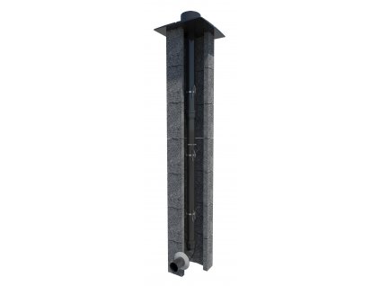 Komín pro kondenzační kotel PP 80mm-6m