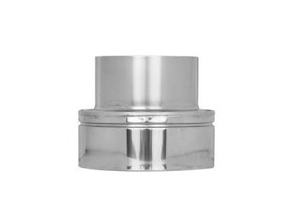 Přechodka nerez komín 150/32,5 mm izolovaný/jednovrstvý