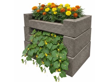 GARDEN BRICK 1000x600x200 čelní otvor zelenina