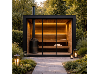 Saunovy komin vnitrni cerny