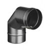 Koleno pevné nerez 87° 1-180mm