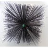 Kartáč komínový rourový ČTVERCOVÝ 200x200mm drát 0,5mm M12