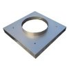 Komínová krycí deska nerezová 670x670mm otvor 210mm