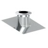 Průchodka nerezového komínu pro střechu 5°-15° s límcem 150-32,5 mm