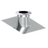 Průchodka nerezového komínu pro střechu 5°-15° s límcem 180-32,5mm
