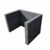 Tvarovka venkovniho krbu 850x610x200 cerna c