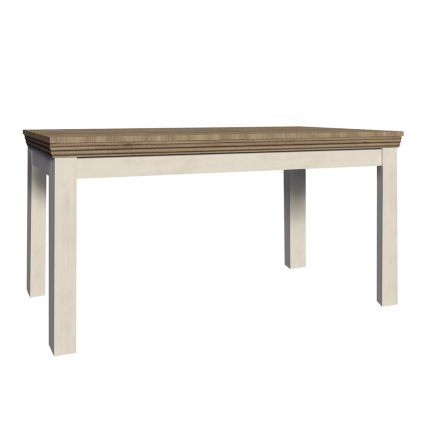 Jedálenský rozkladací stôl, sosna nordická/dub divoký, 160-203x90 cm, ROYAL ST 0000086117