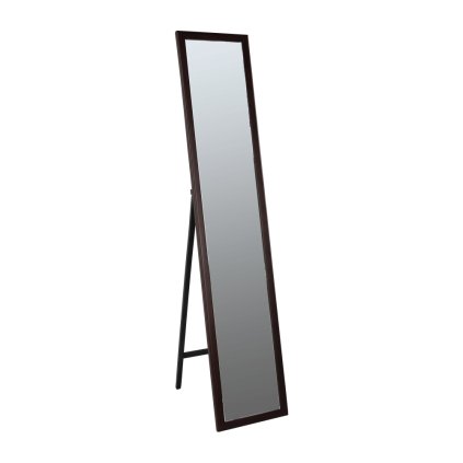 Zrkadlo, drevený rám hnedej farby, MALKIA TYP 4 0000192203