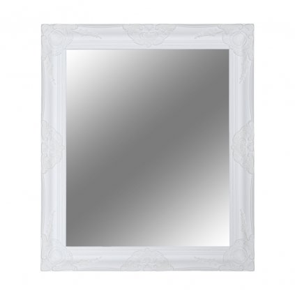 Zrkadlo, biely drevený rám, MALKIA TYP 13 0000204413