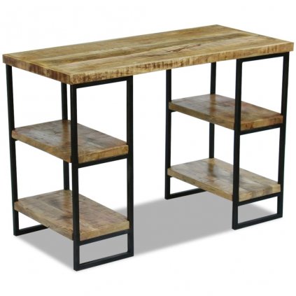 Kancelársky stôl, mangové drevo 110x50x76 cm 243333