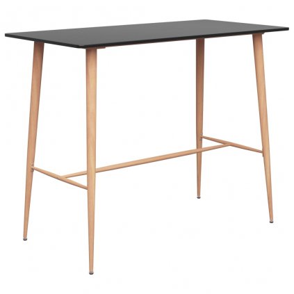 Barový stôl, čierny 120x60x105 cm 248146