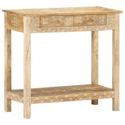 Konzolový stolík 80x35x74 cm masívne mangovníkové drevo 320379